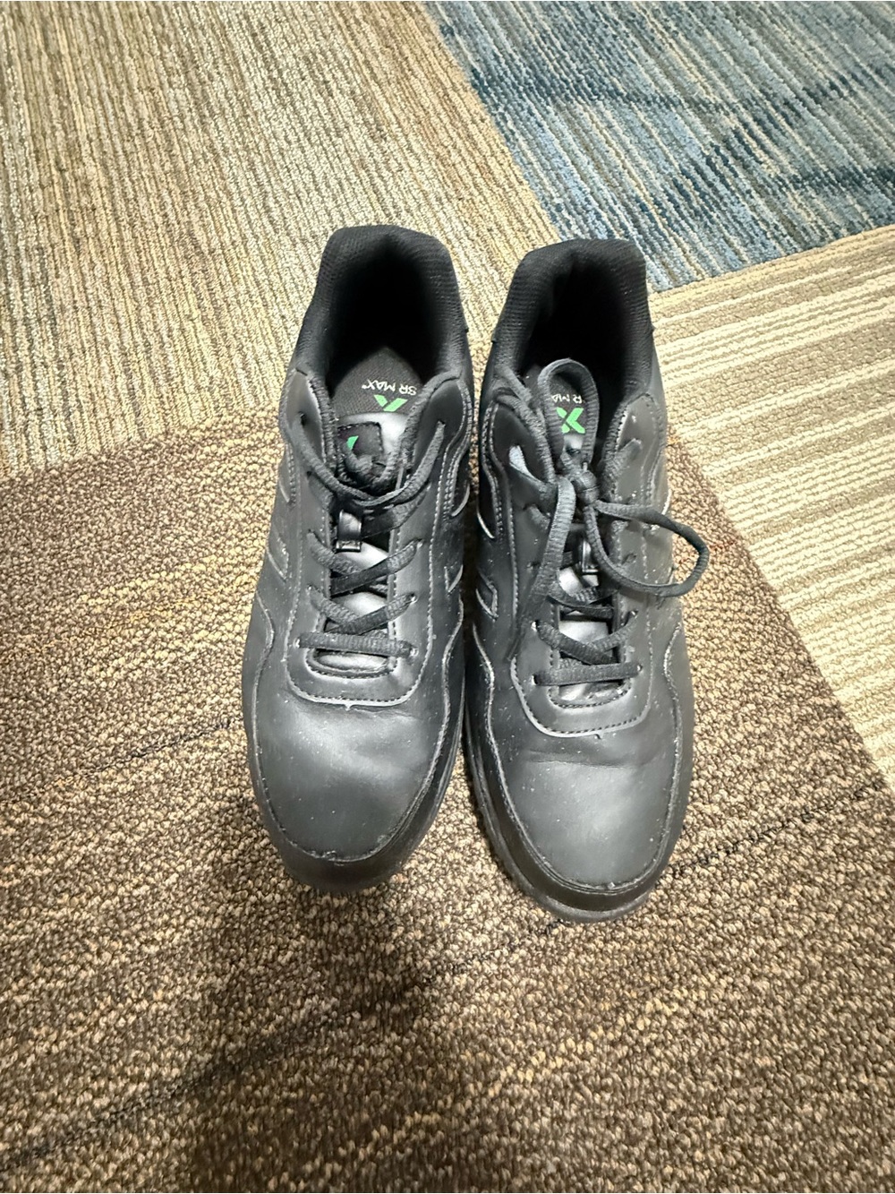Unbranded Men's Black Athletic Lace-Up Trainers